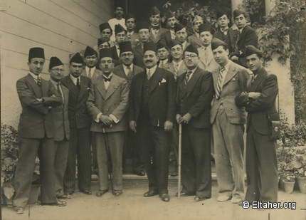 1934 - Palestinian Youth with Nahhas Pasha